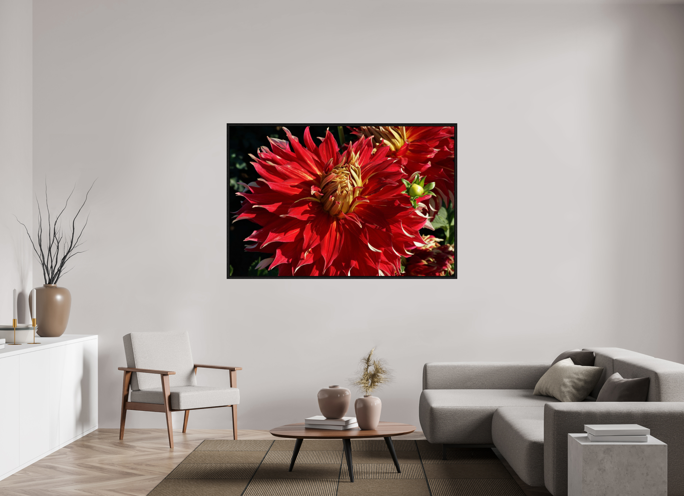 66 x 44″, Floater Frame Wild Radiance