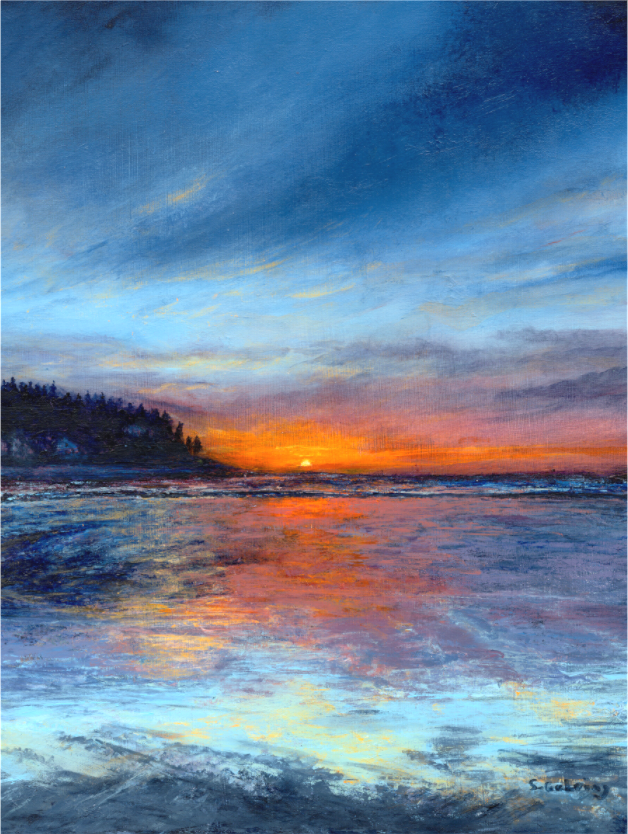 Main image Sunset Reflections at Low Tide