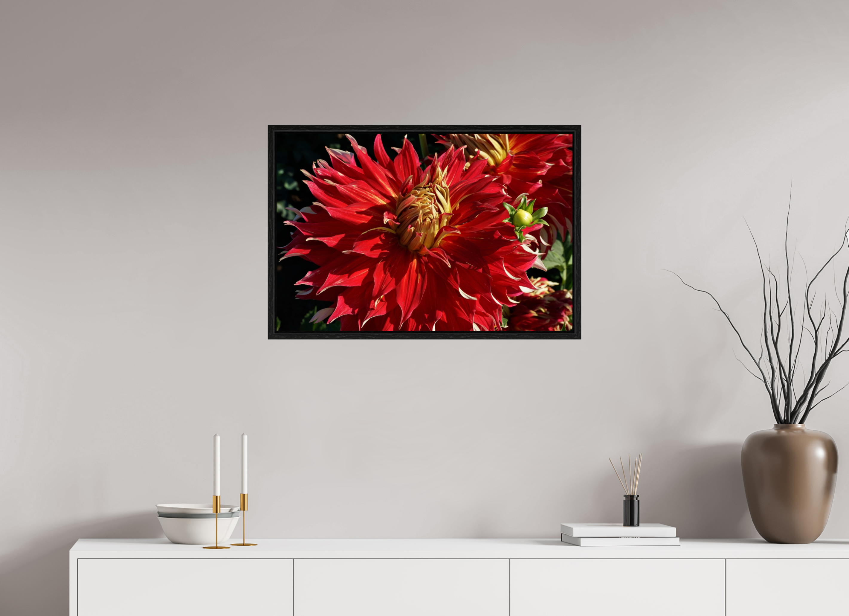 30 x 20″, Floater Frame Wild Radiance