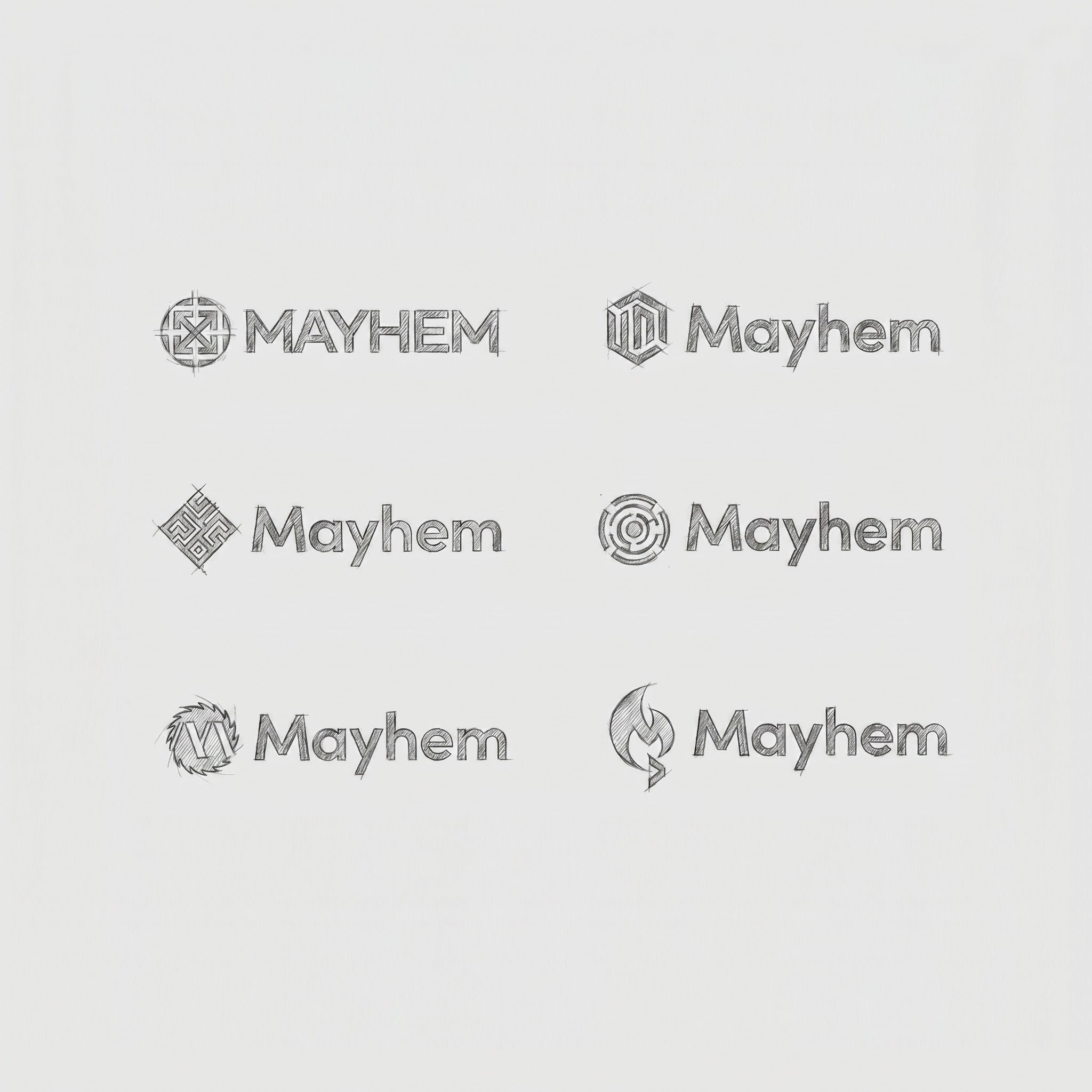 Explore Logo Marks for Mayhem