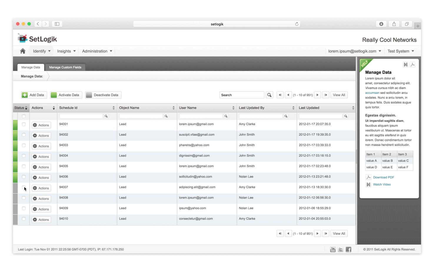 SetLogik Interface Design