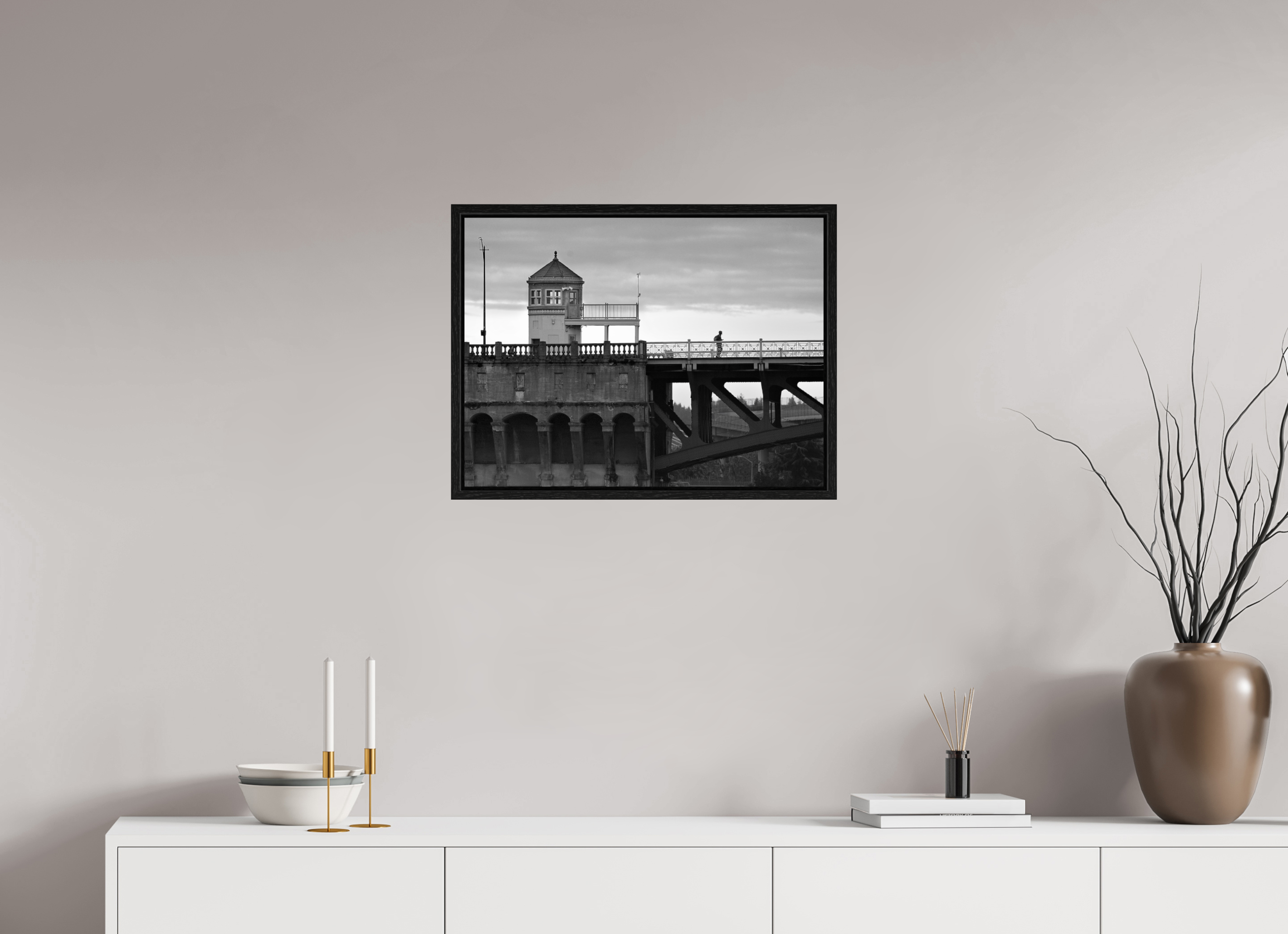24 x 18″, Floater Frame A Quiet Morning Crossing