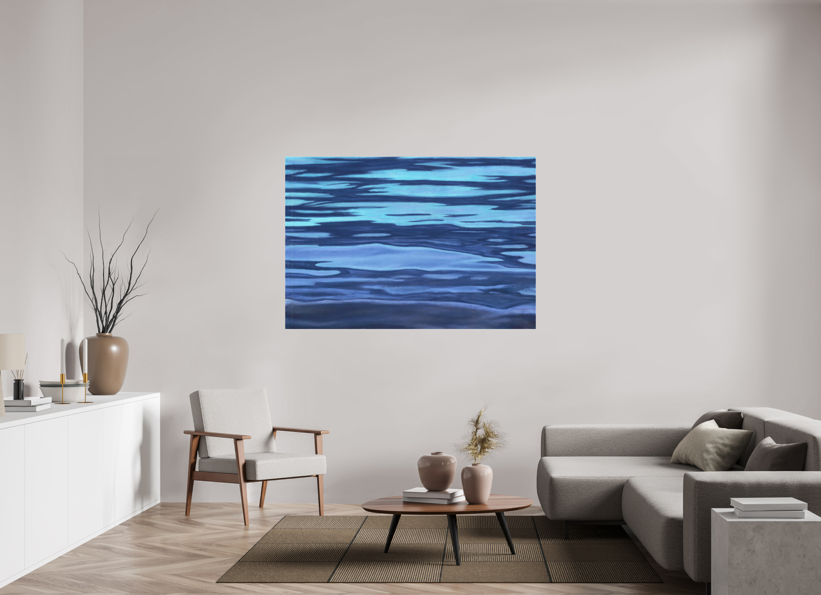 62.7 x 43″, Canvas Matte Calm Day at Otter Rock