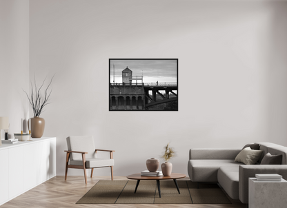 48 x 36″, Floater Frame A Quiet Morning Crossing