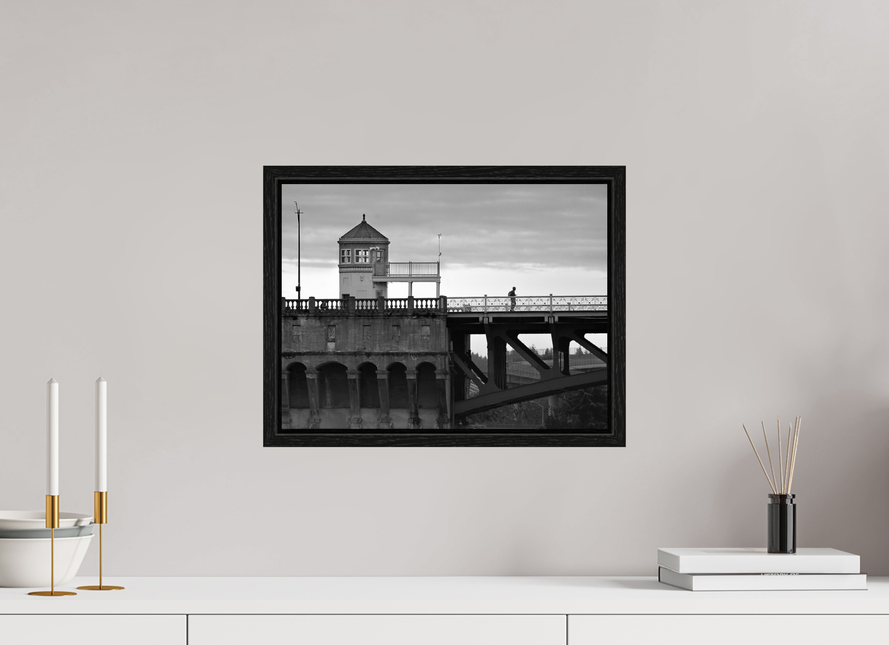 16 x 12″, Floater Frame A Quiet Morning Crossing