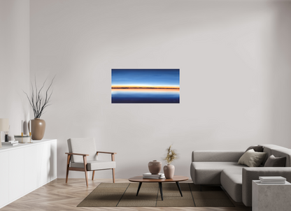 48 x 24″, Canvas Matte Calm Sunset at Netarts Bay