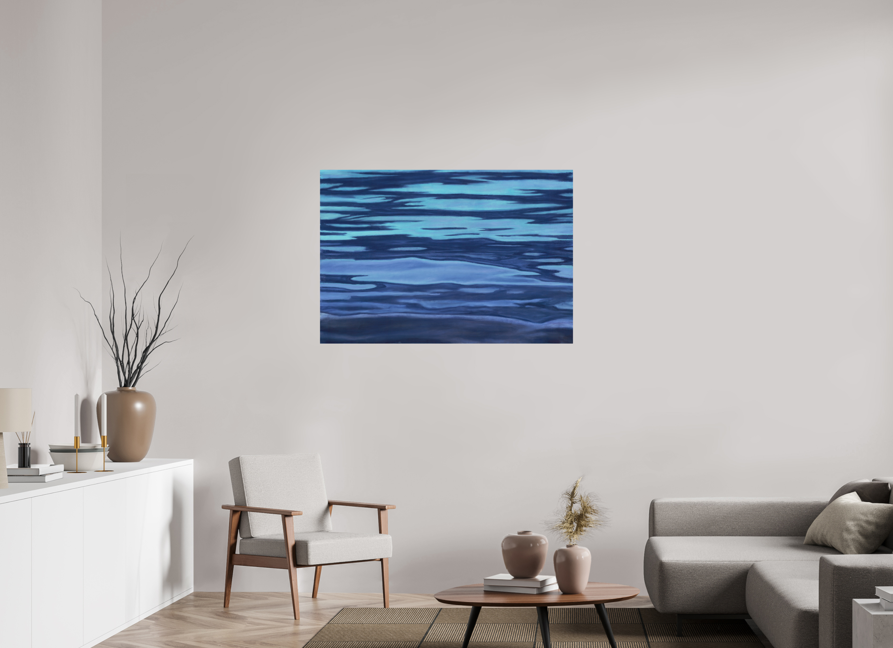 46.6 x 32″, Fine Art Print Calm Day at Otter Rock