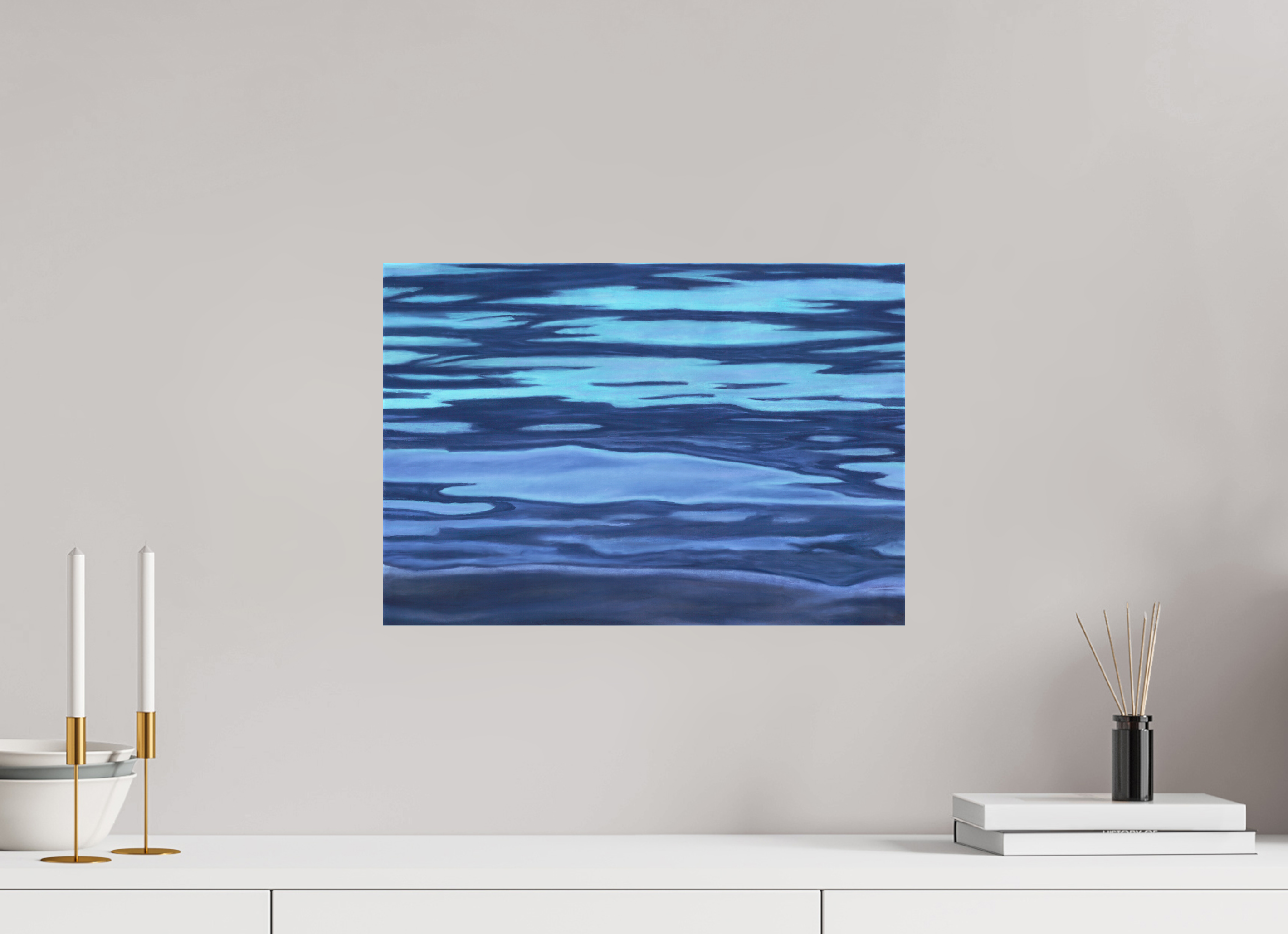 17.5 x 12″, Canvas Matte Calm Day at Otter Rock