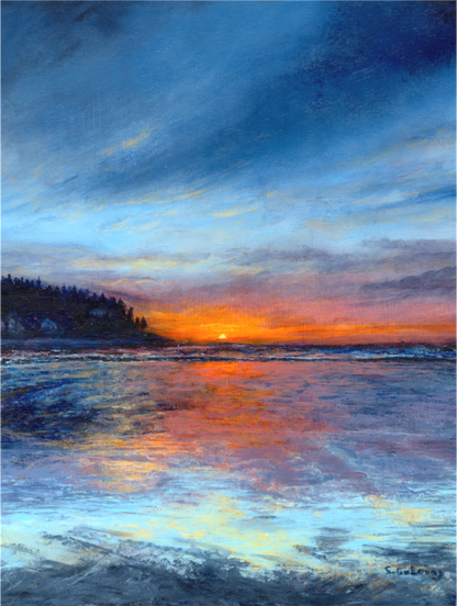 Main image Sunset Reflections at Low Tide