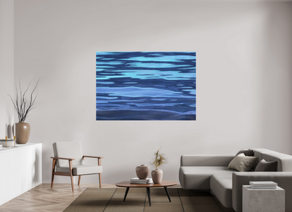 68.5 x 47″, Canvas Matte Calm Day at Otter Rock