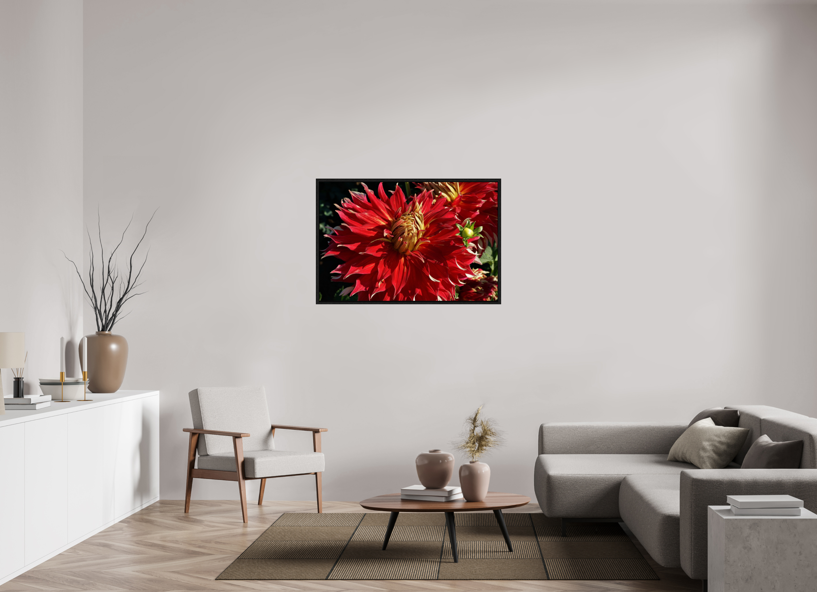 45 x 30″, Floater Frame Wild Radiance
