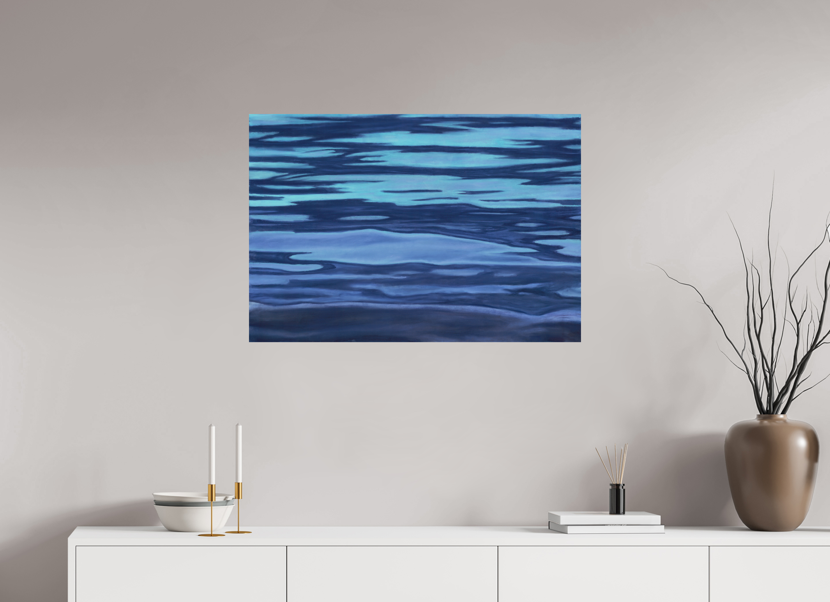 35 x 24″, Fine Art Print Calm Day at Otter Rock