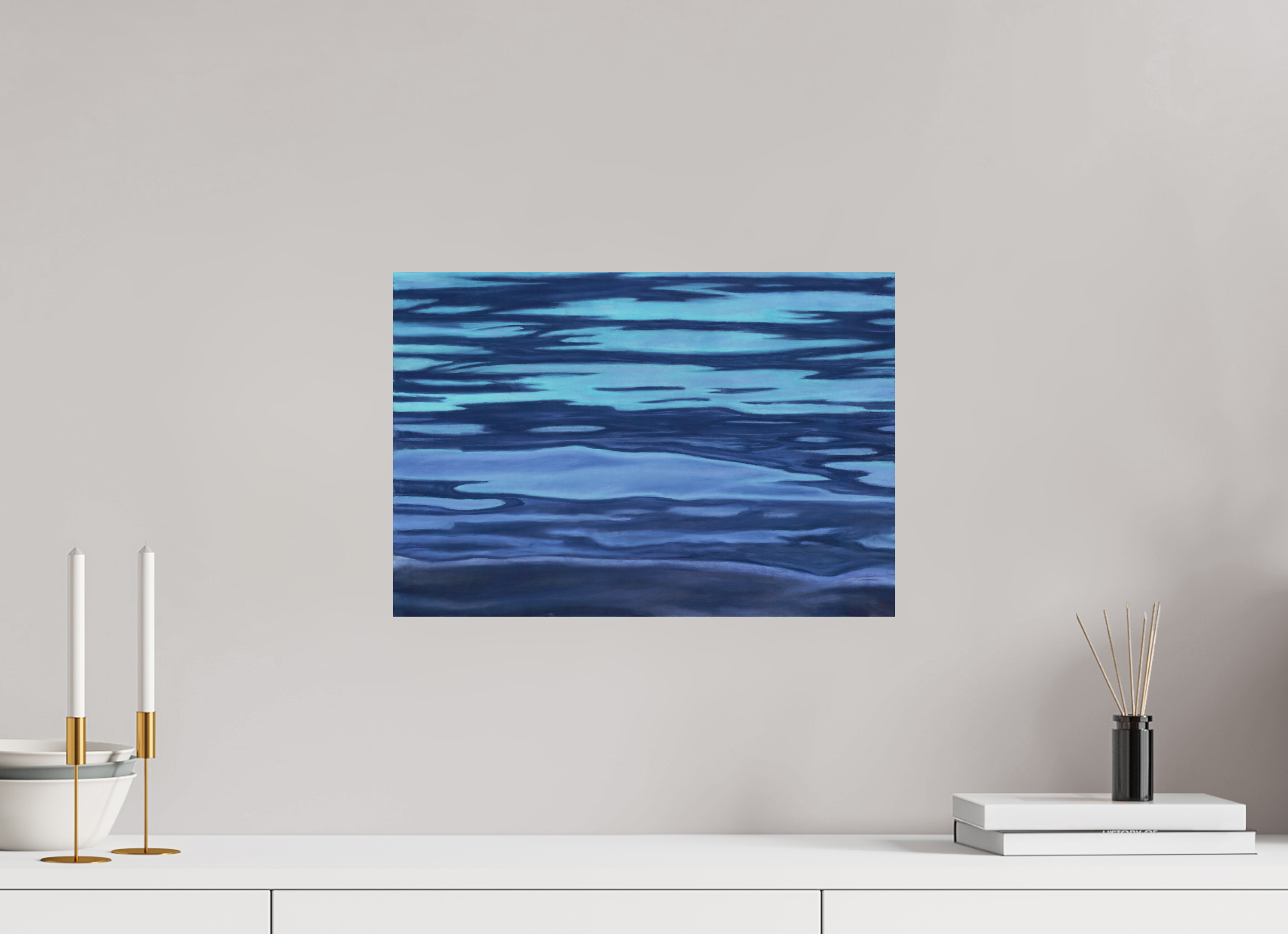 17.5 x 12″, Fine Art Print Calm Day at Otter Rock