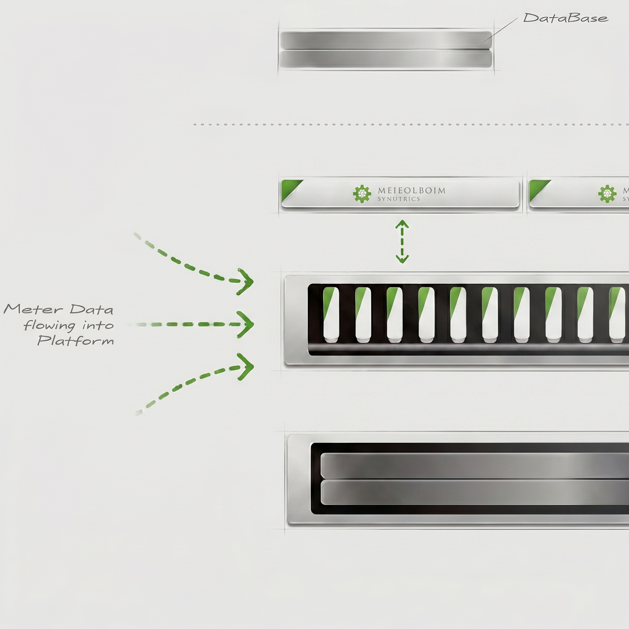 Smart Meter Data Management Platform Illustration