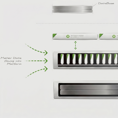 Smart Meter Data Management Platform Illustration