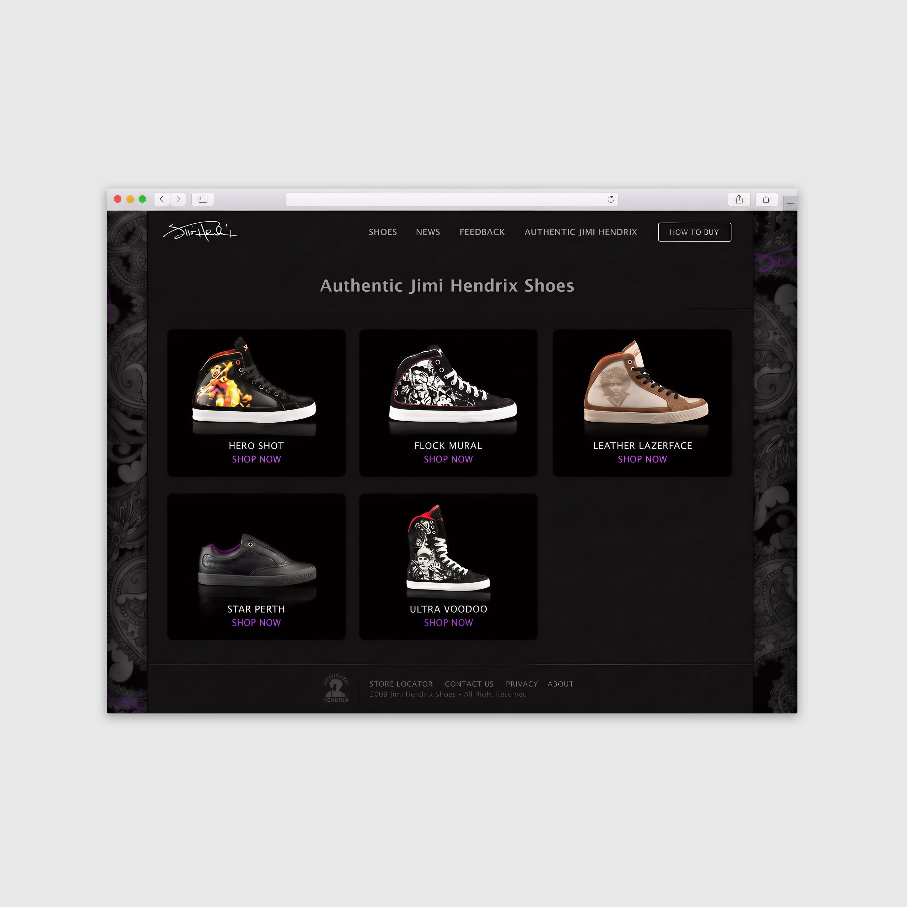 Jimi Hendrix Shoes — Design and Development