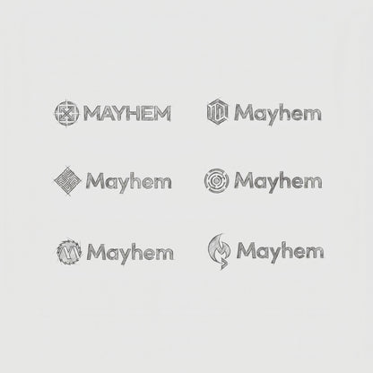 Explore Logo Marks for Mayhem